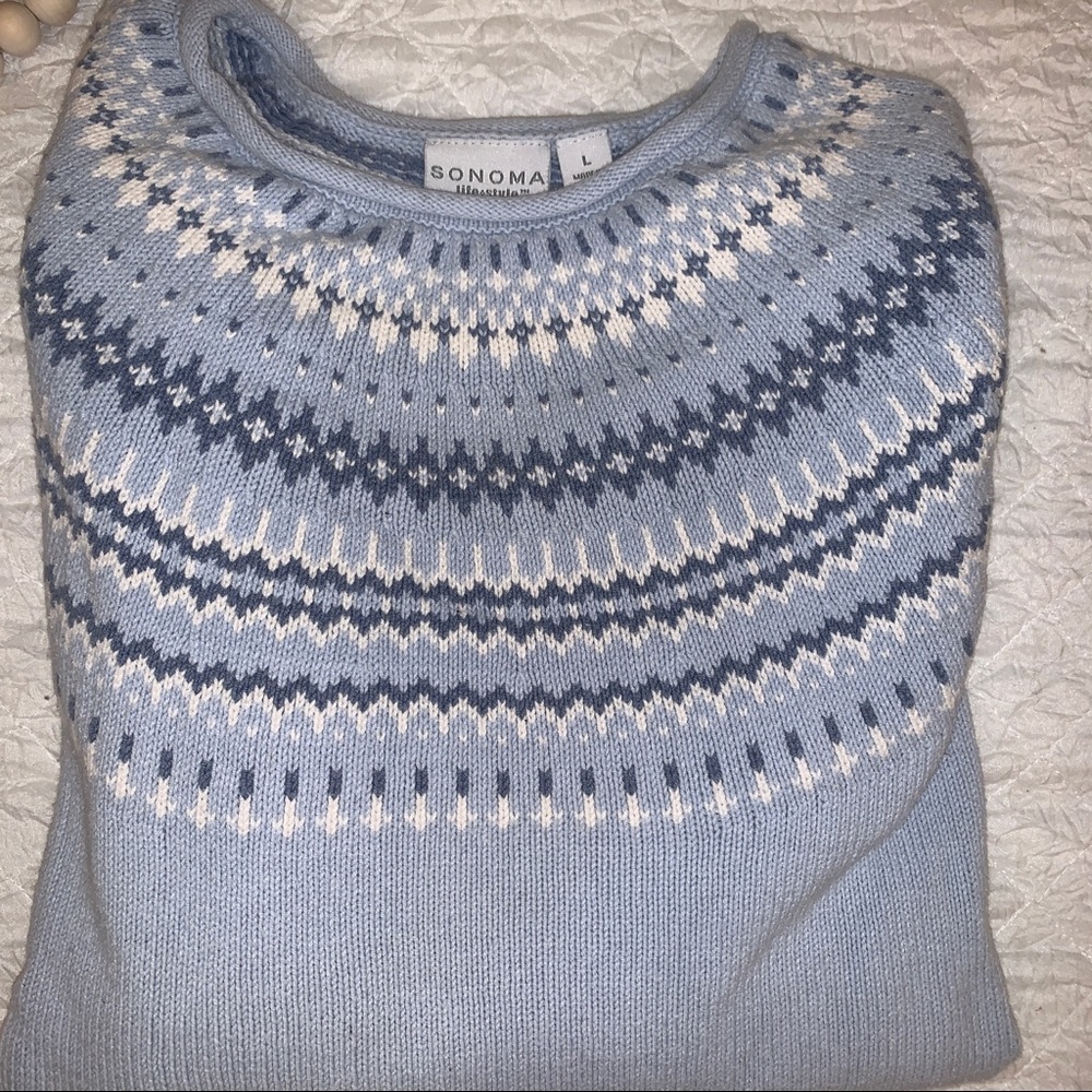 Beautiful Sky Blue Sweater